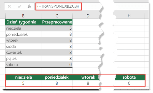 Błąd #ARG! zostanie naprawiony po naciśnięciu klawiszy Ctrl+Alt+Enter