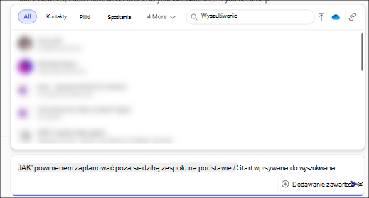 Zrzut ekranu przedstawiający otwarte menu odwołań.