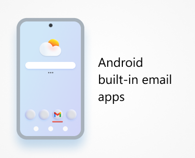 Wbudowane aplikacje poczty e-mail systemu Android