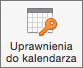 Przycisk Uprawnienia do kalendarza w programie Outlook 2016 dla komputerów Mac