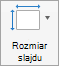 Przycisk Rozmiar slajdu