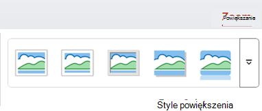 Karta Powiększenie na wstążce w programie PowerPoint.