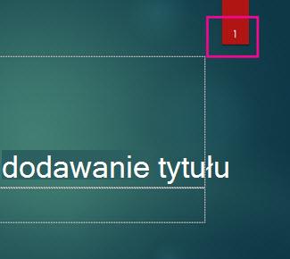 Motyw Jon z numerem slajdu