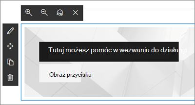 Składnik Web Part Wezwanie do akcji dla witryn programu SharePoint z dołączonymi ogólnymi informacjami