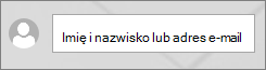 Pole wprowadzania autora strony