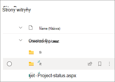 Foldery tłumaczeń