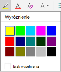 Kolory wyróżnienia