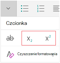 Indeks dolny lub górny