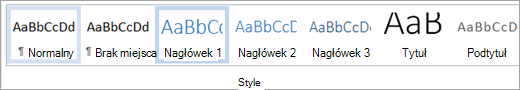 Wyróżniony styl w galerii stylów