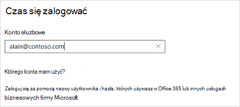Pozwala zalogować się na ekranie