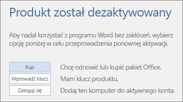 Zrzut ekranu przedstawiający komunikat o błędzie 