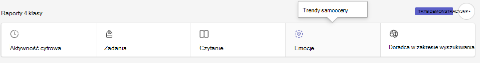 Zrzut ekranu przedstawiający panel odbicia.