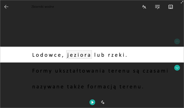 Zrzut ekranu przedstawiający wyróżniony tekst.