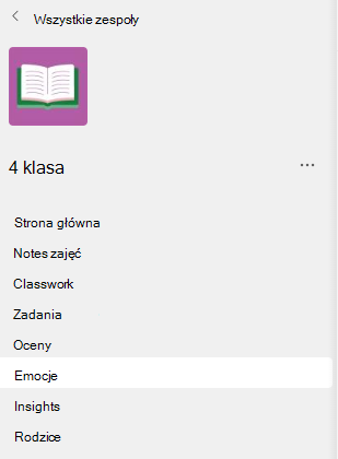 Zrzut ekranu przedstawiający menu Reflex.