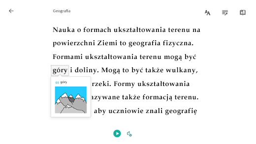 Zaznacz wyraz, aby wyświetlić obraz.