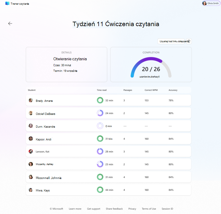 Ćwiczenie czytania