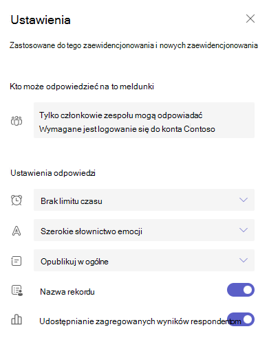 Zrzut ekranu przedstawiający ustawienia.