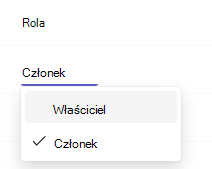 Zrzut ekranu przedstawiający właściciela.