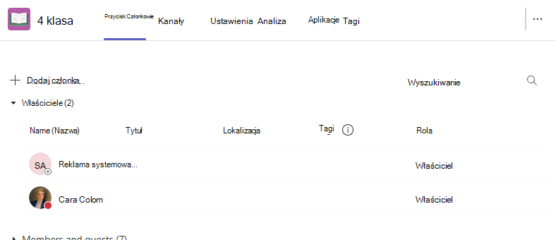Usuwanie nauczyciela