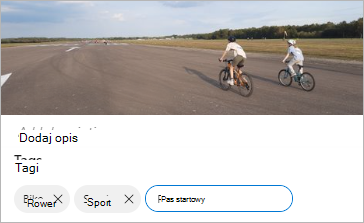 OneDrive— edytowanie tagów.