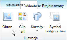 Wybieranie obrazu na karcie Wstawianie