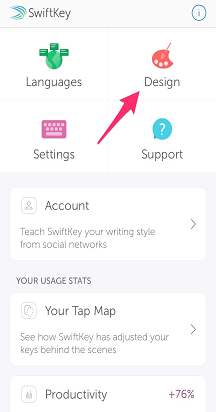SwiftKey-Design obraz 1