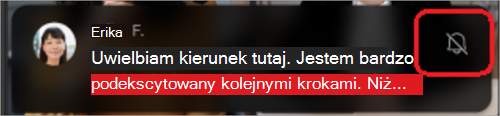 Obraz przedstawiający ekran urządzenia przenośnego z odłożonym podglądem czatu u dołu.