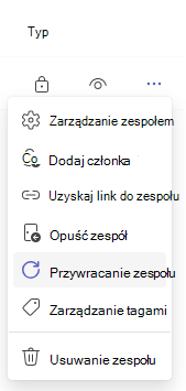 Przywrócić