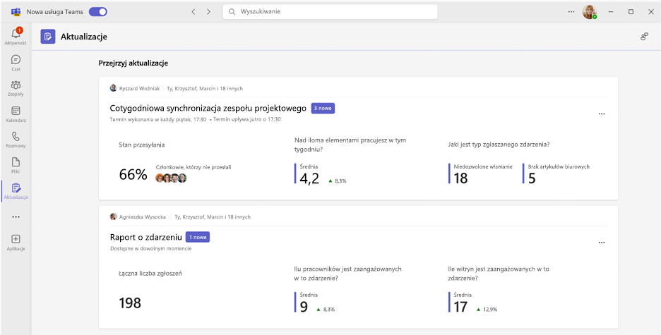Obraz przedstawiający wyświetlanie aktualizacji