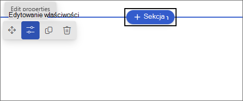 Zrzut ekranu przedstawiający przycisk Edytuj właściwości.