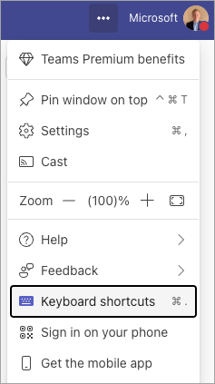 teams-keyboard-shortcuts-ui-in-setting-and-more-menu