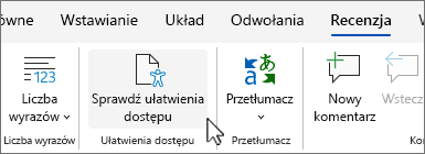 Przycisk Sprawdź dostępność