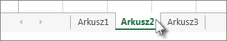 Kliknij prawym przyciskiem myszy kartę arkusza, aby wyświetlić opcję Zaznacz wszystkie arkusze