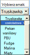 Przykładowe pole kombi (kontrolka ActiveX)
