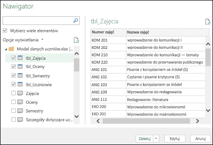 Pobierz nawigator przekształcania (Power Query) &