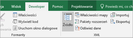 Developer tab