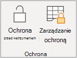 Wstrzymanie ochrony arkusza