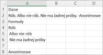 Wyniki przykładu 5