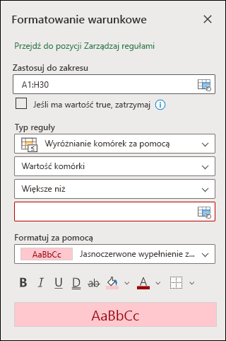 Nowa reguła, krok 1