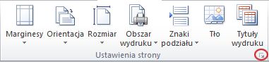 Obraz Wstążki programu Excel