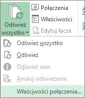 Właściwości połączenia