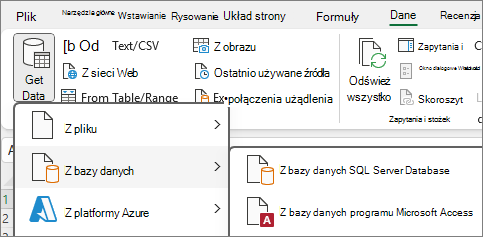 Importowanie danych z programu Access
