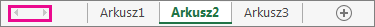 Przyciski przewijania arkusza