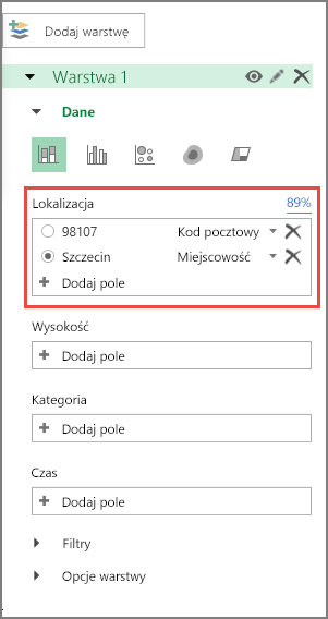 Kod pocztowy, który został rozpoznany