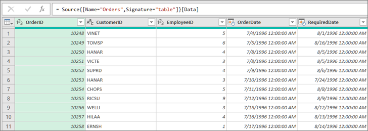 Edytor zapytań dodatku Power Query