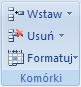 Obraz Wstążki programu Excel