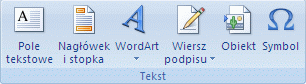 Obraz Wstążki programu Excel