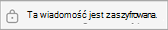 Ta wiadomość jest zaszyfrowana