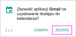 kontaktom na kalendarz