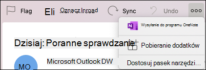 Menu Pobierz dodatki.